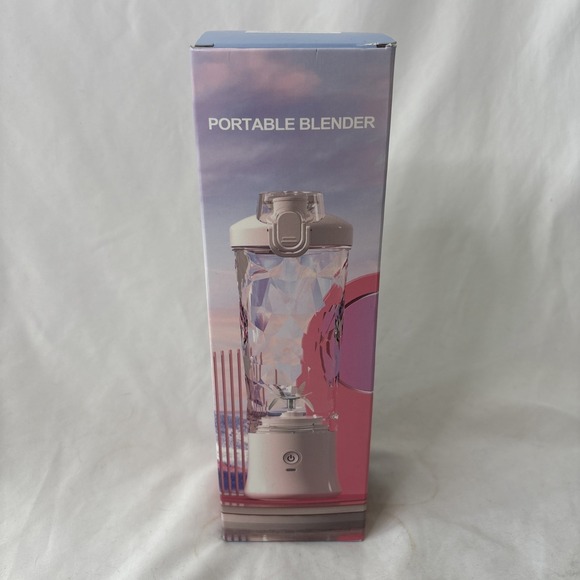Portable Blender Smoothie Electric Blender USB Rechargeable‎ Juicer Cup 600 ML - Picture 1 of 5